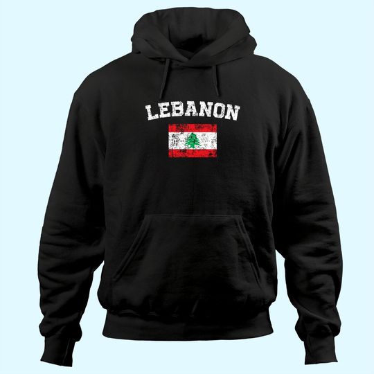 Vintage Flag Lebanon Hoodie