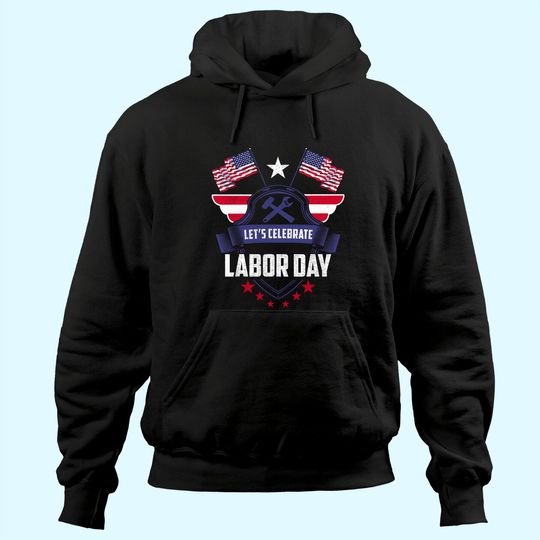 Patriot American Flag Labors Day USA Hoodie