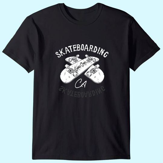 SkateBoarding Skate or Die SkateBoard Santa Cruz Street Wear T-Shirt