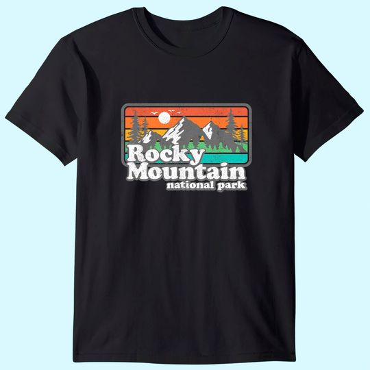 Rocky Mountain National Park Colorado Hiking Camping Gift T-Shirt