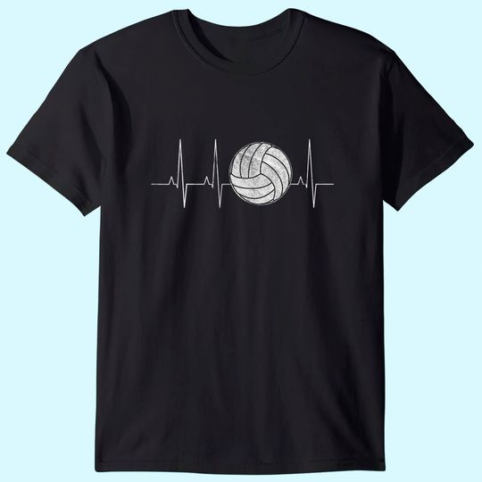 Volleyball Heartbeat Shirts As T Shirt
