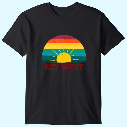 Key West Florida Retro Distressed Beach T-Shirt