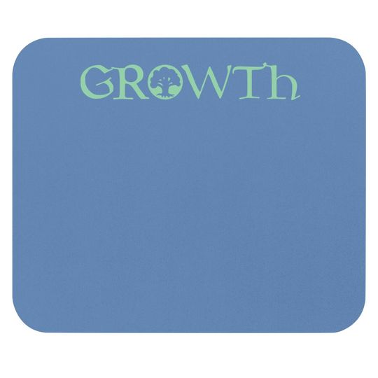 Growth Green Magic Mana Symbol Mouse Pad
