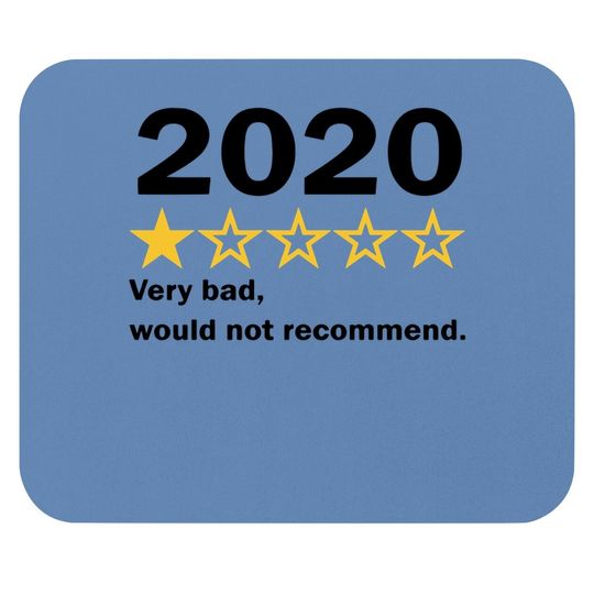 2020 Review Funny New Years Eve 2021 Mouse Pad