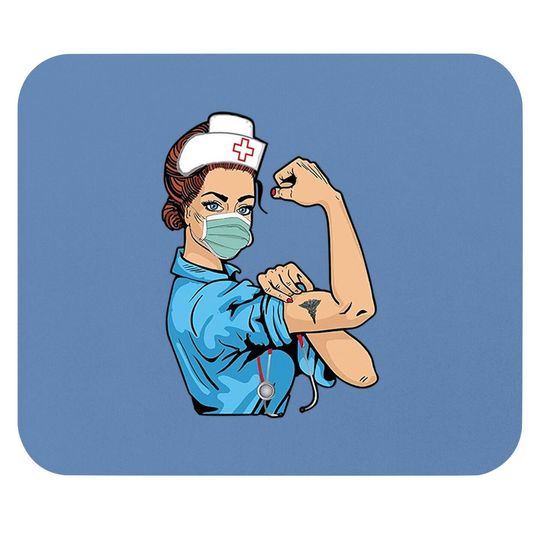 Beach Open Strong Fight Nurse 2020 Dt Adult Mouse Pad Mouse Pad