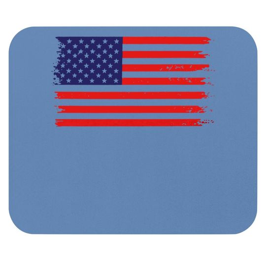 American Flag Mouse Pad Patriotic Mouse Pad Usa Flag Stars Stripes Print Short Sleeve Mouse Pad 4th Of July Mouse Pad Tops