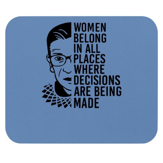Notorious Rbg Mouse Pad Progressive Liberal Ruth Bader Ginsburg Mouse Pad Funny Letter Print Graphic Mouse Pad Tops