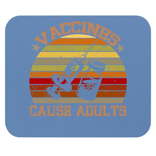 Ultrabasic Vintage Mouse Pad Retro Vaccines Cause Adults - Funny Doctor Nurse Science Humor Mouse Pad Mouse Pad