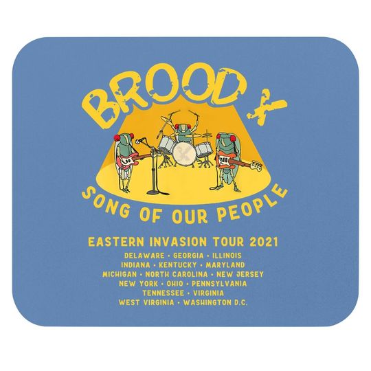 Cicada 2021 Mouse Pad Brood X Song Of Our People