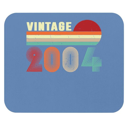 Vintage 2004 Funny 17 Years Old Boys And Girls 17th Birthday Mouse Pad