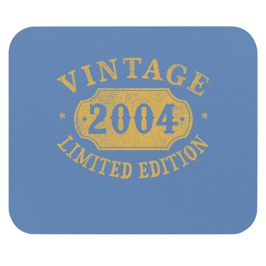 2004 17 Years Old 17th Birthday, Anniversary Gift Limited Mouse Pad