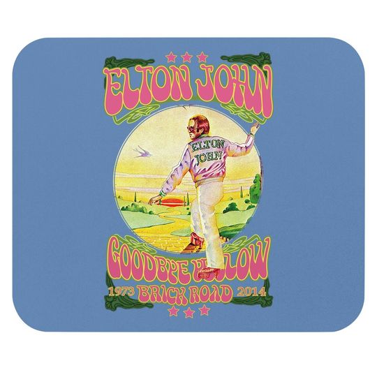 Tiwywln Elton John Goodbye Yellow Brick Road Fashion Mouse Pad
