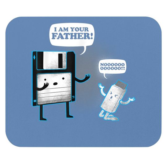 "i Am Your Father" Floppy Disk & Usb Funny Mouse Pad