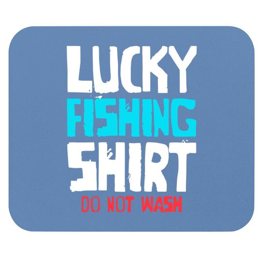 Lucky Fishing Mouse Pad Do Not Wash Funny Bass Fishing Mouse Pad
