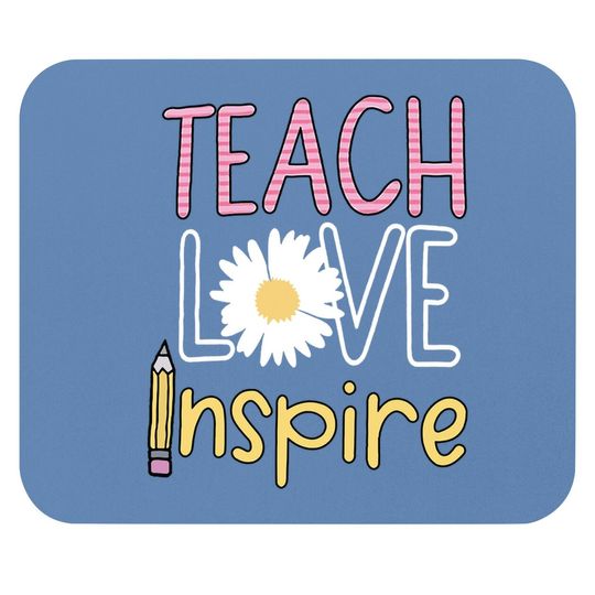 Summer Teacher Teach Love Inspire Mouse Pad