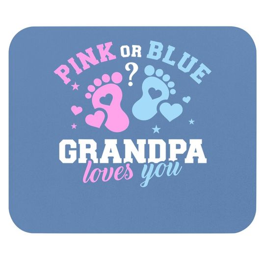 Gender Reveal Grandpa Mouse Pad
