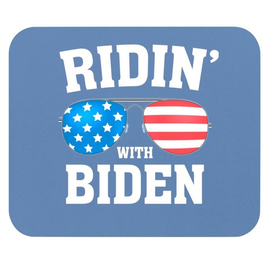 Joe Biden Kamala Harris 2020 - Ridin' With - Liberal Mouse Pad