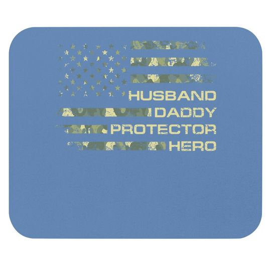 Mouse Pad  husband Daddy Protector Hero