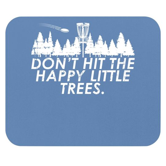 Funny Trees Disc Golf Mouse Pad Perfect Gift For Frisbee Players