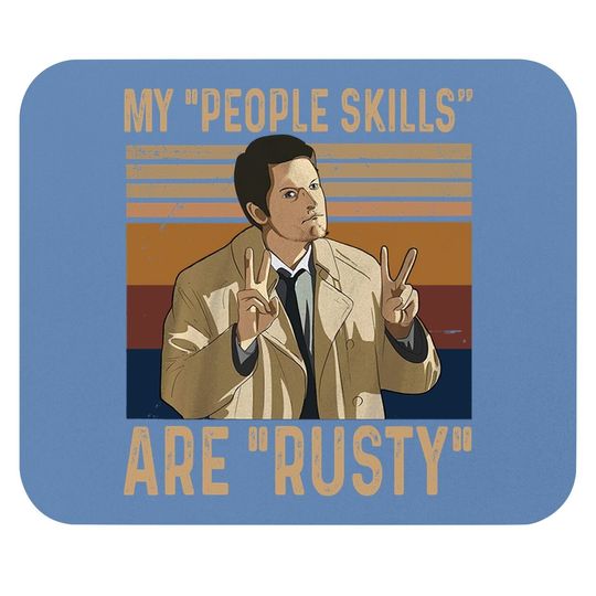 Castiel My People Skills Are Rusty Mouse Pad