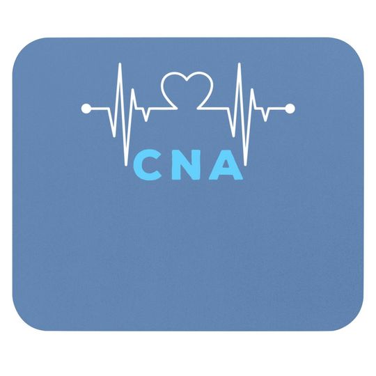 Nurse Assistant Heartbeat Cna Heart Rhythmn Mouse Pad