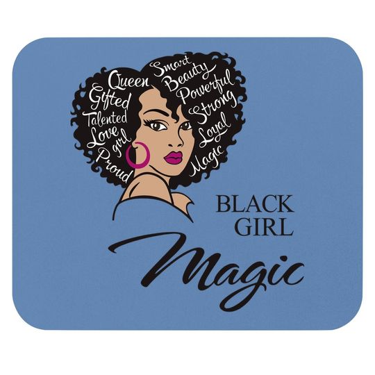 Black Girl Magic Mouse Pad For Melanin Afro Woman Mouse Pad Black Girl Mouse Pad Afro Queen Black Pride Short Sleeve Tops