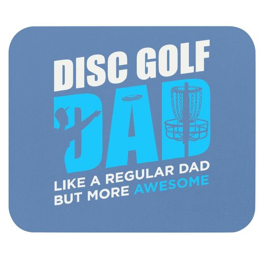 Disc Golf Vintage Funny Disc Golfing Dad Lover Player Gift Mouse Pad