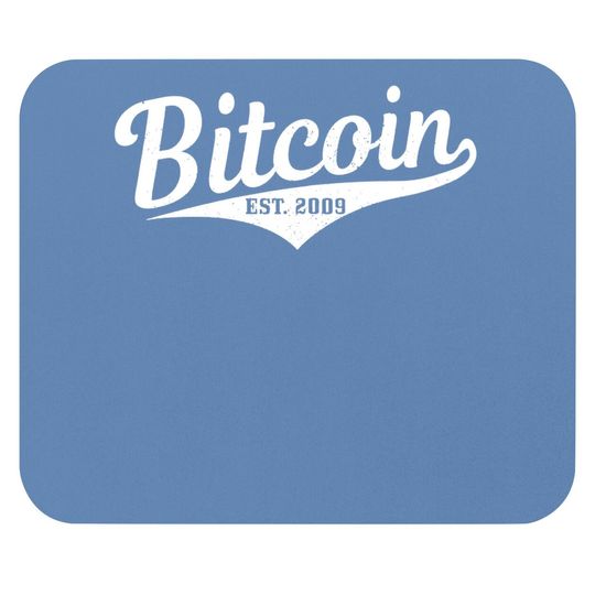 Bitcoin Est. 2009 Btc Crypto Currency Trader Investor Gift Mouse Pad