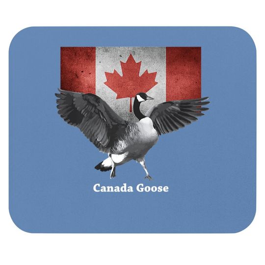 Proud Canadian Flag Canada Goose Mouse Pad