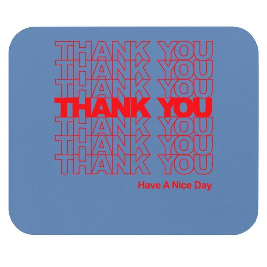 Thank You Bag Mouse Pad Mouse Pad