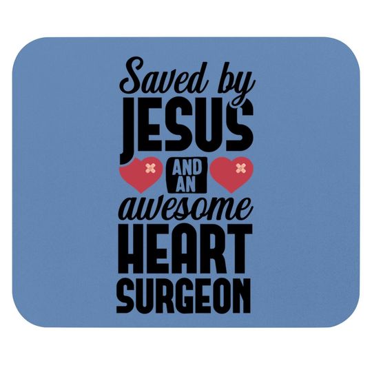 Open Heart Surgery Survivor Jesus Bypass Recovery Gift Mouse Pad