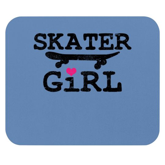 Skater Girl Skateboard Skateboarding Mouse Pad