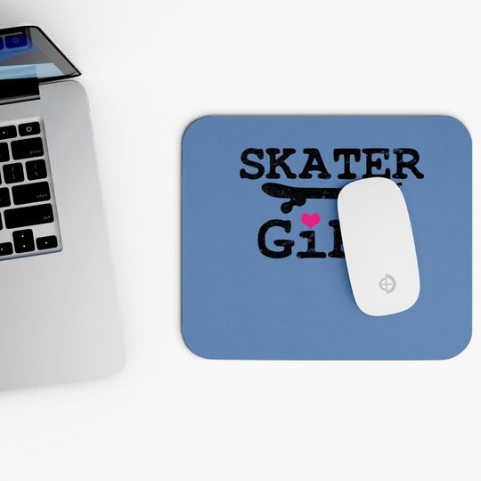 Skater Girl Skateboard Skateboarding Mouse Pad