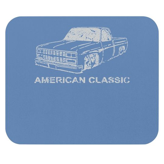 Vintage Racing C10 1973-87 Square Body Pickup Truck Graphic Mouse Pad For Men