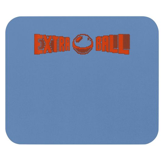 Classic Retro Pinball Gift - Extra Ball - Pixel Art Mouse Pad