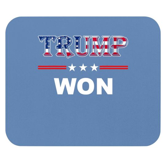 Trump Won Mouse Pad 4th Of July American Flag Mouse Pad