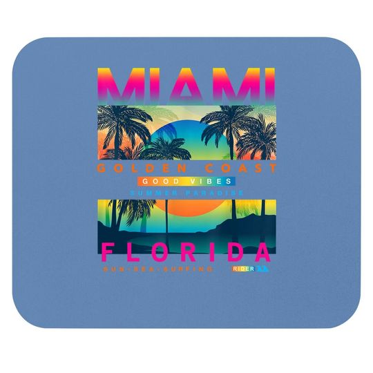 Miami Mouse Pad Colorful Sunrise