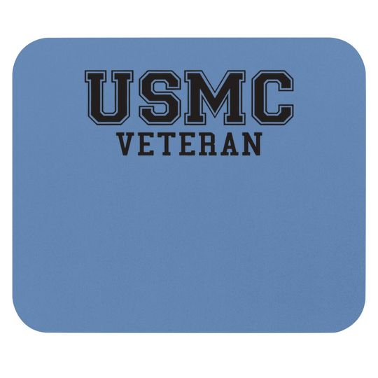 Usmc Veteran Athletic Logo Marines Short Sleeve Mouse Pad