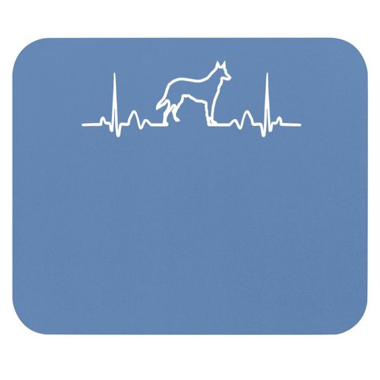 Funny Dog Heartbeat Mouse Pad