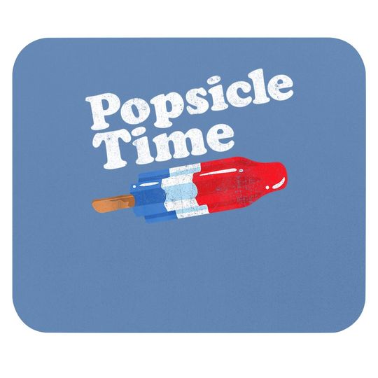 Summer Popsicle Time Funny Bomb Retro 80s Pop Vacation Gift Mouse Pad