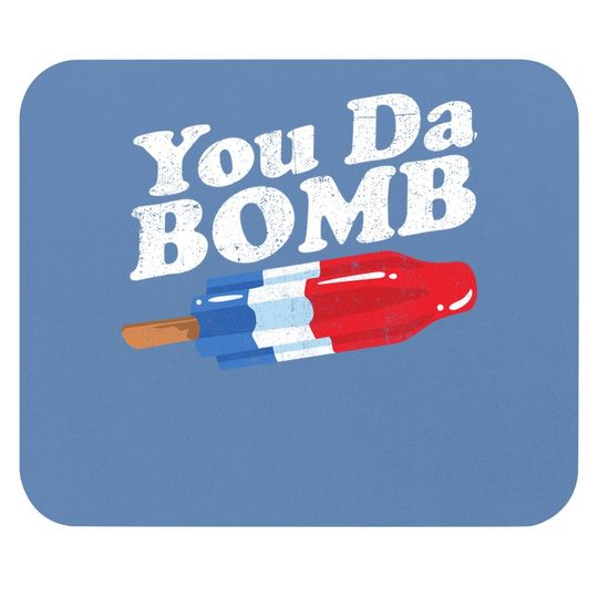 Funny Summer Popsicle Pop Retro You Da Bomb 80's Gift Mouse Pad