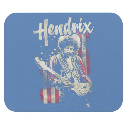 Jimi Hendrix - Flag Hendrix Mouse Pad