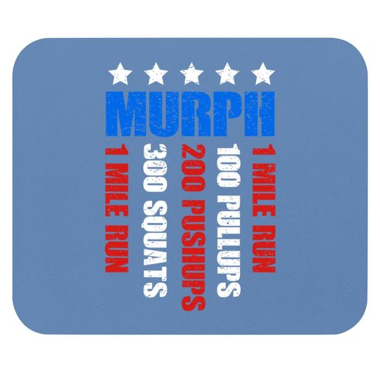 Murph 2021 Memorial Day Workout Patriotic Wod Gift Mouse Pad Mouse Pad