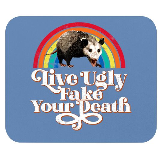 Retro Live Ugly Possum Fake Your Death Mouse Pad