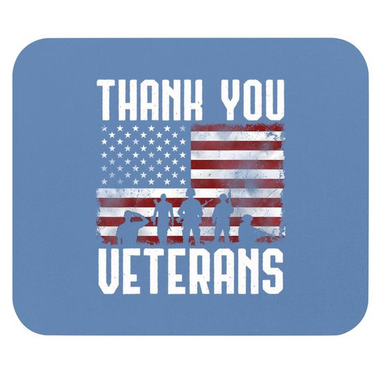 Thank You Veterans Mouse Pad