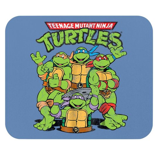 Teenage Mutant Ninja Turtles Classic Retro Logo Mouse Pad