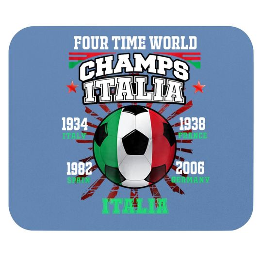 Italy Football Mouse Pad With Cup Years For Fans