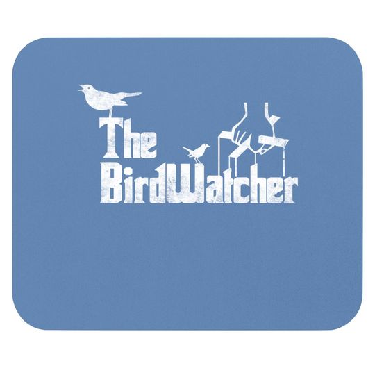 Bird Watching Mouse Pad - Funny Bird Watcher Mouse Pad