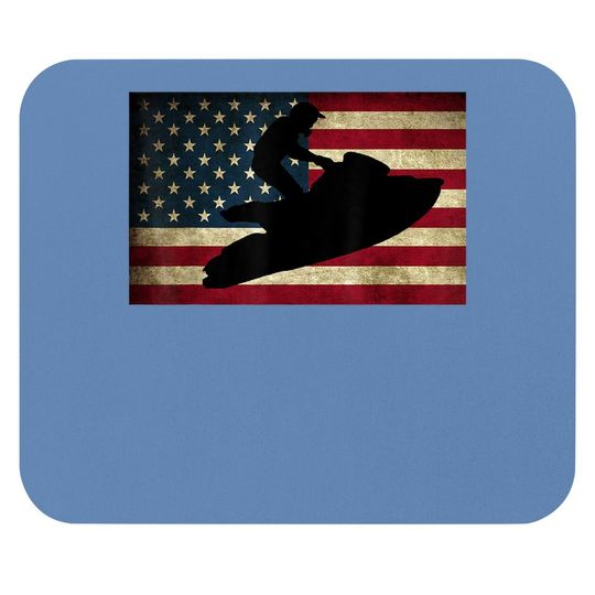 Jet Ski Mouse Pad Jet Skier Mouse Pad Jet Skiing Mouse Pad