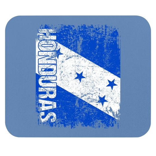 Honduras Flag Vintage Distressed Honduras Mouse Pad